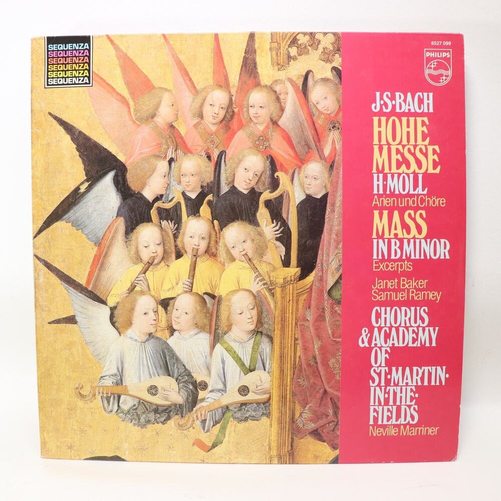 Bach B Minor Mass Excerpts LP Janet Baker Academie St Martin Fields Philips 1981